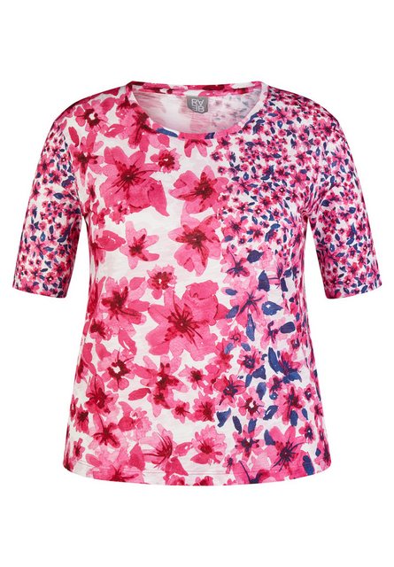 Rabe Print-Shirt "RABE T-Shirt mit Blumenmuster" günstig online kaufen