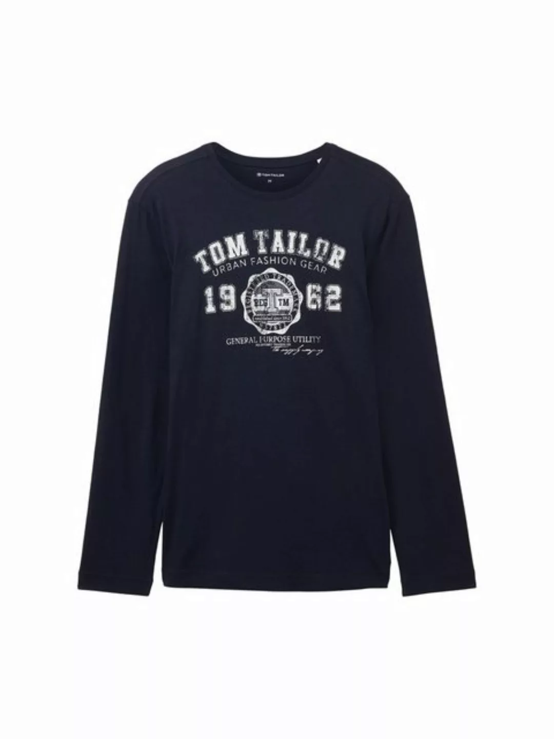 TOM TAILOR Langarmshirt (1-tlg) Plain/ohne Details günstig online kaufen