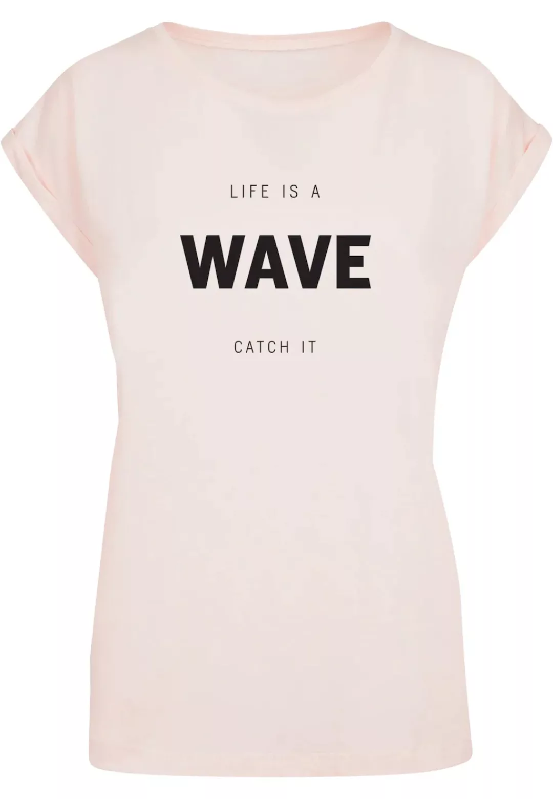 Merchcode T-Shirt "Merchcode Damen Ladies Summer - Life is a wave T-Shirt" günstig online kaufen