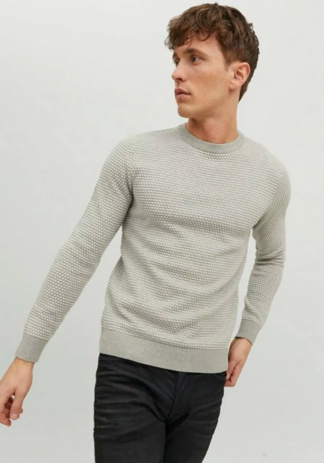 Jack & Jones Herren Rundhals Pullover JJEATLAS günstig online kaufen