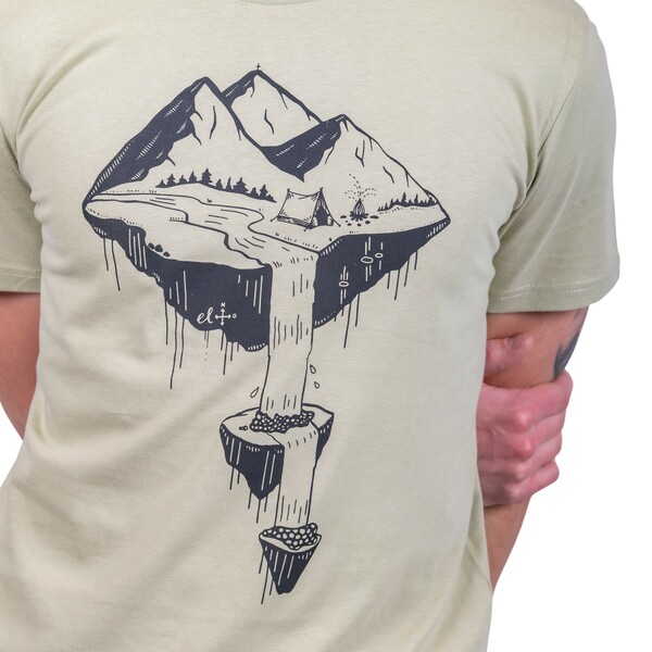Herren T- Shirt "Elwaterfall" günstig online kaufen