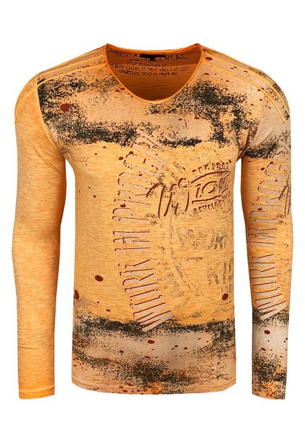 Rusty Neal Langarmshirt, mit coolem Allover-Print günstig online kaufen