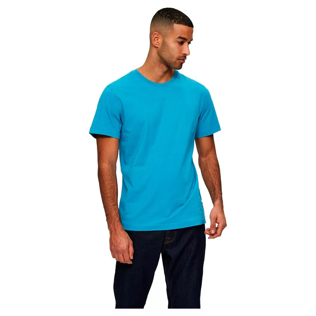 Selected Norman 180 Kurzärmliges S-t-shirt Mit O-ausschnitt XL Bluejay günstig online kaufen