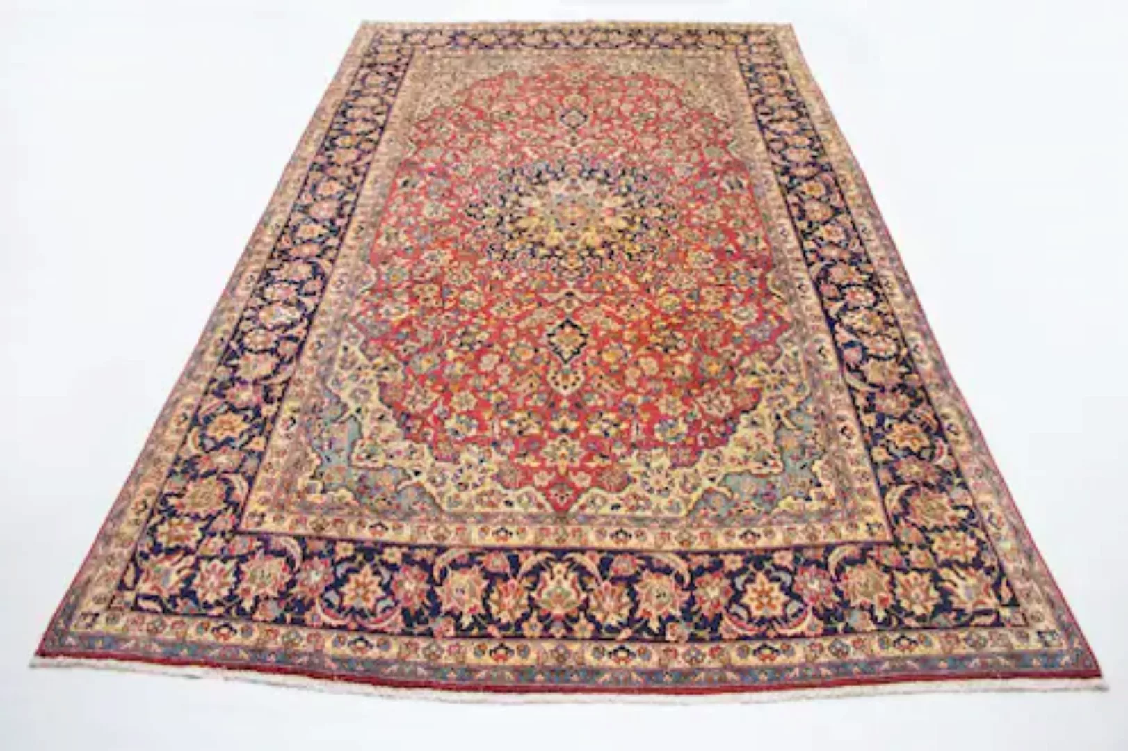 morgenland Wollteppich »Najafabad Teppich handgeknüpft rot«, rechteckig günstig online kaufen