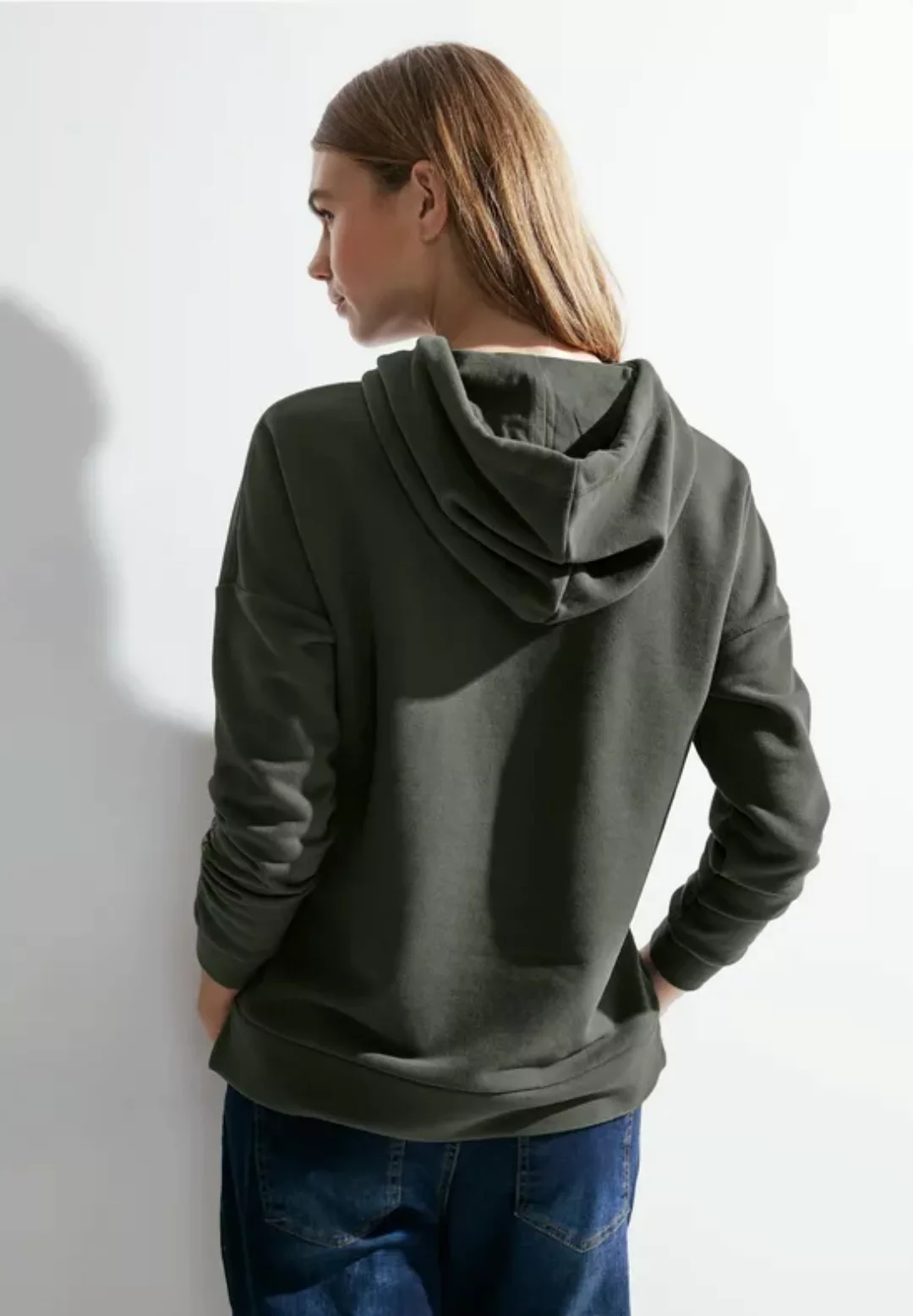 Cecil Hoodie mit Kapuze mit Tunnelzugband günstig online kaufen