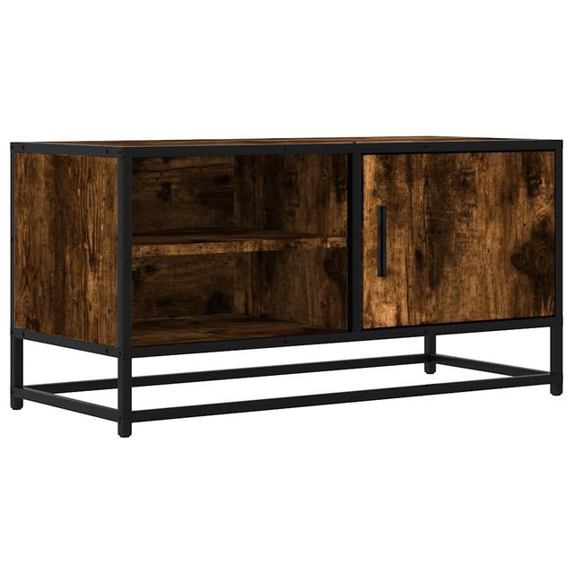 vidaXL TV-Schrank TV-Schrank Räuchereiche 80x34,5x40 cm Holzwerkstoff und M günstig online kaufen