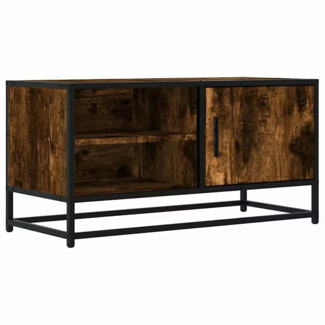 vidaXL TV-Schrank TV-Schrank Räuchereiche 80x34,5x40 cm Holzwerkstoff und M günstig online kaufen