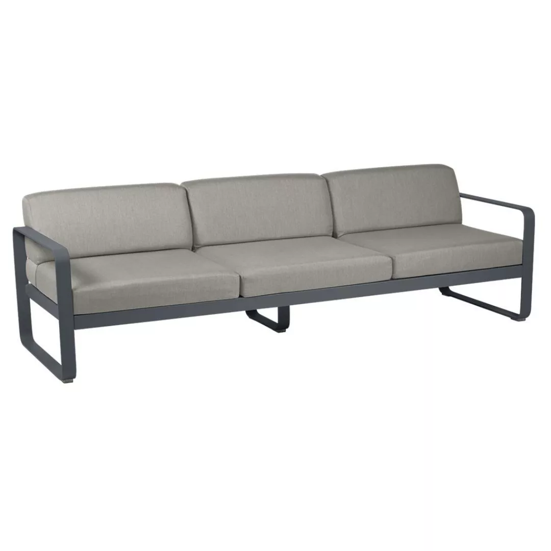 Bellevie 3-Sitzer Lounge-Sofa 47 Anthrazit B8 Taupegrau günstig online kaufen