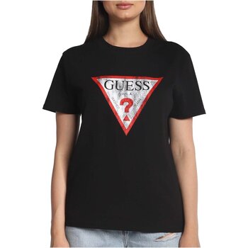 Guess T-Shirt T-Shirt SS Classic Fit Logo Kurzarmshirt (1-tlg) günstig online kaufen