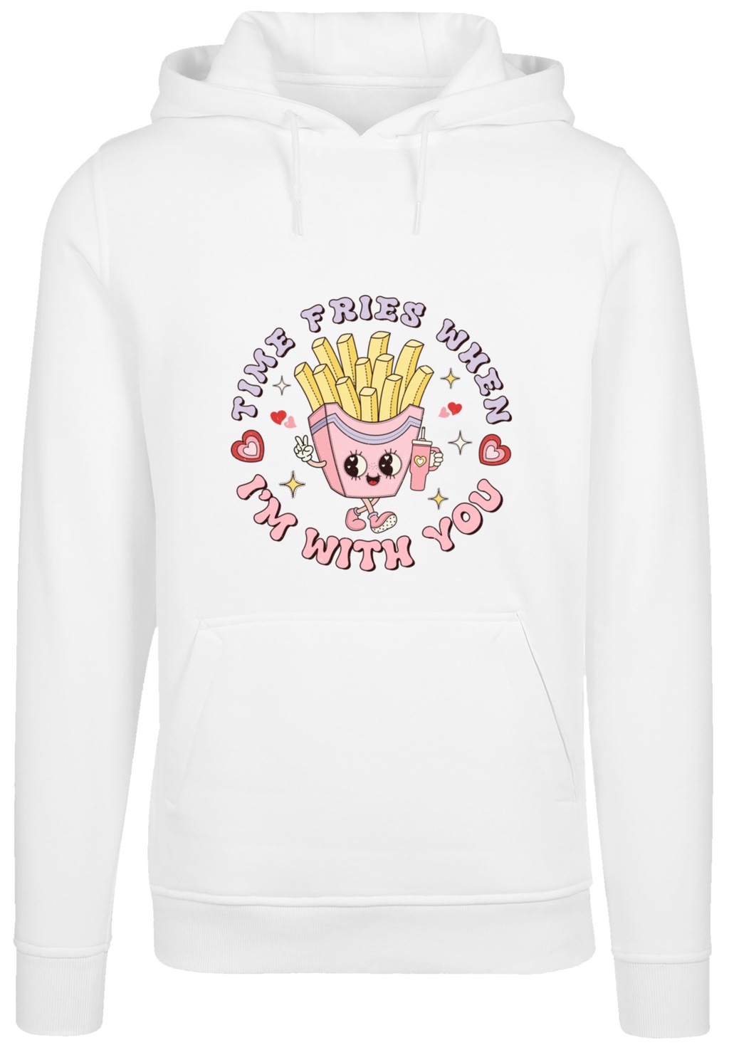 F4NT4STIC Kapuzenpullover "Time Fries when I am with you Valentinstag", Pre günstig online kaufen