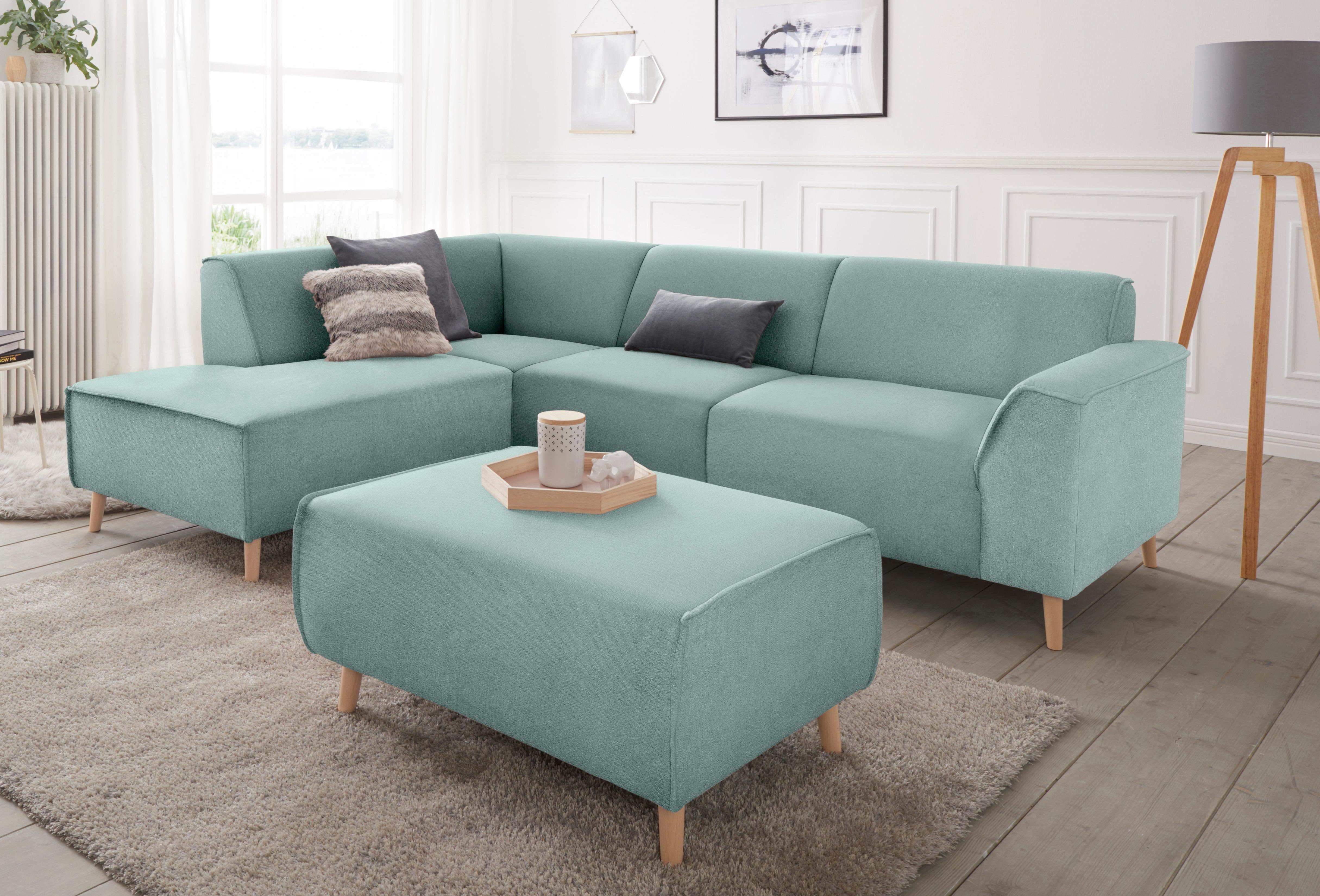 andas Ecksofa "Janek Scandic Design, elegant und zeitlos, L-Form", mit Fede günstig online kaufen
