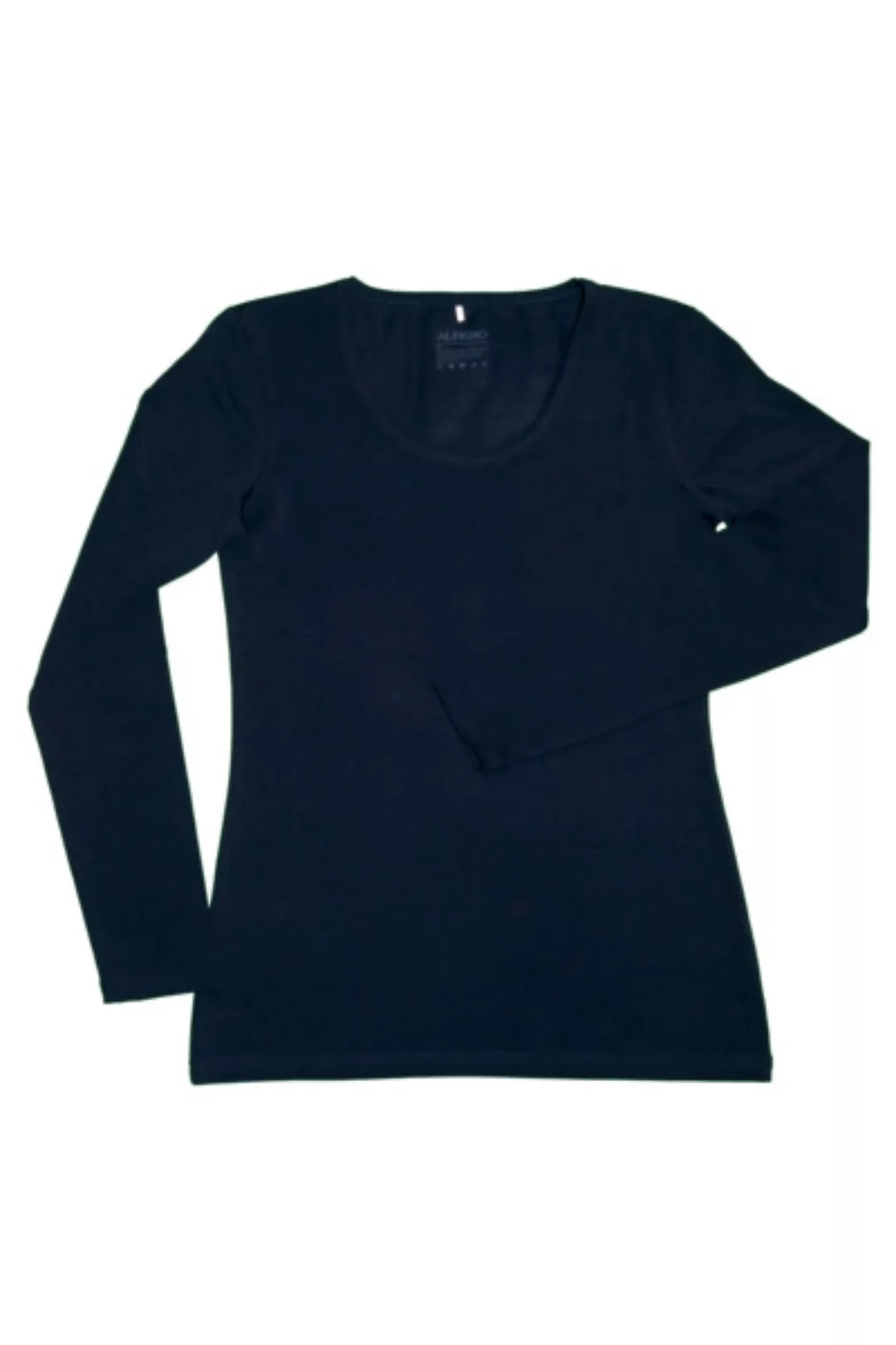 Damen Langarmshirt Rundhals 5 Farben Bio-baumwolle T-shirt 4412 günstig online kaufen