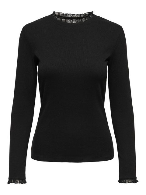 ONLY Langarmshirt ONLLESLIE L/S LACE MIX TOP JRS günstig online kaufen