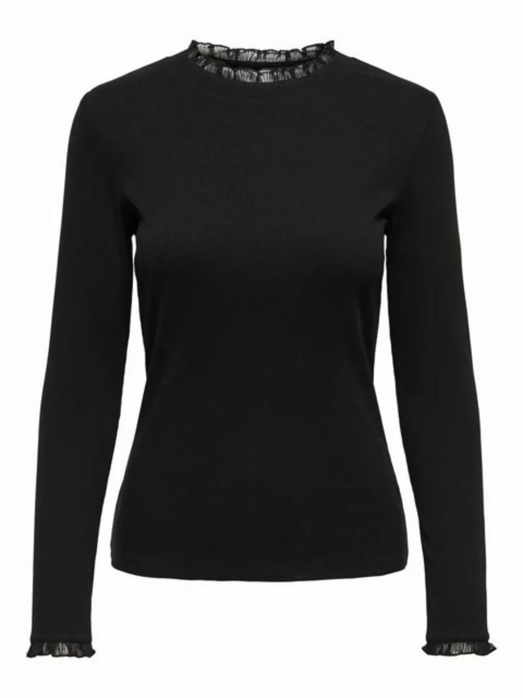 ONLY Langarmshirt ONLLESLIE L/S LACE MIX TOP JRS günstig online kaufen