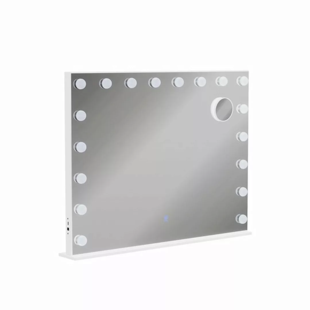 Vicco Badezimmerspiegelschrank Greta, Weiß, 80 x 61 cm mit LED-Beleuchtung günstig online kaufen