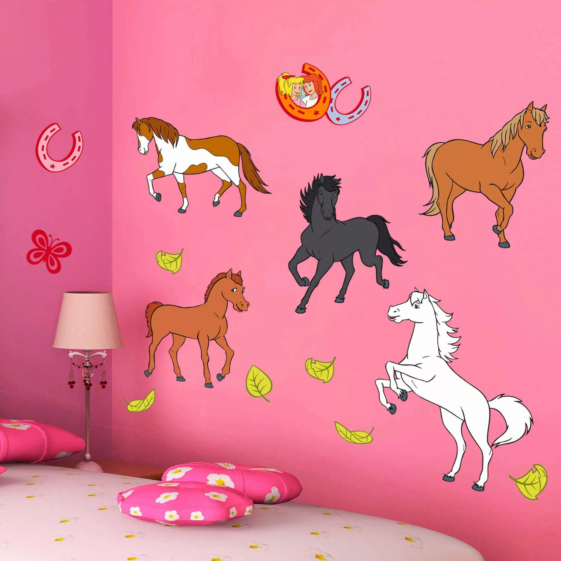 Wall-Art Wandtattoo "Bibi&Tina Pferdeset", selbstklebend, entfernbar günstig online kaufen