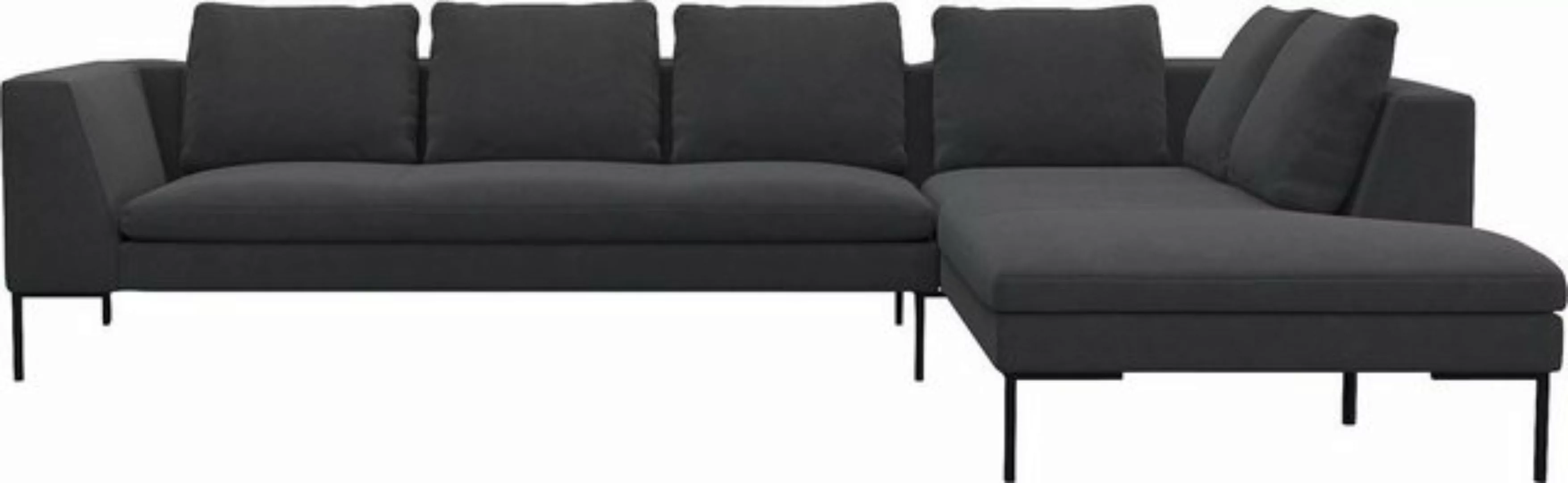 FLEXLUX Ecksofa Loano, modernes Sofa, frei im Raum stellbar, lose Kissen, K günstig online kaufen