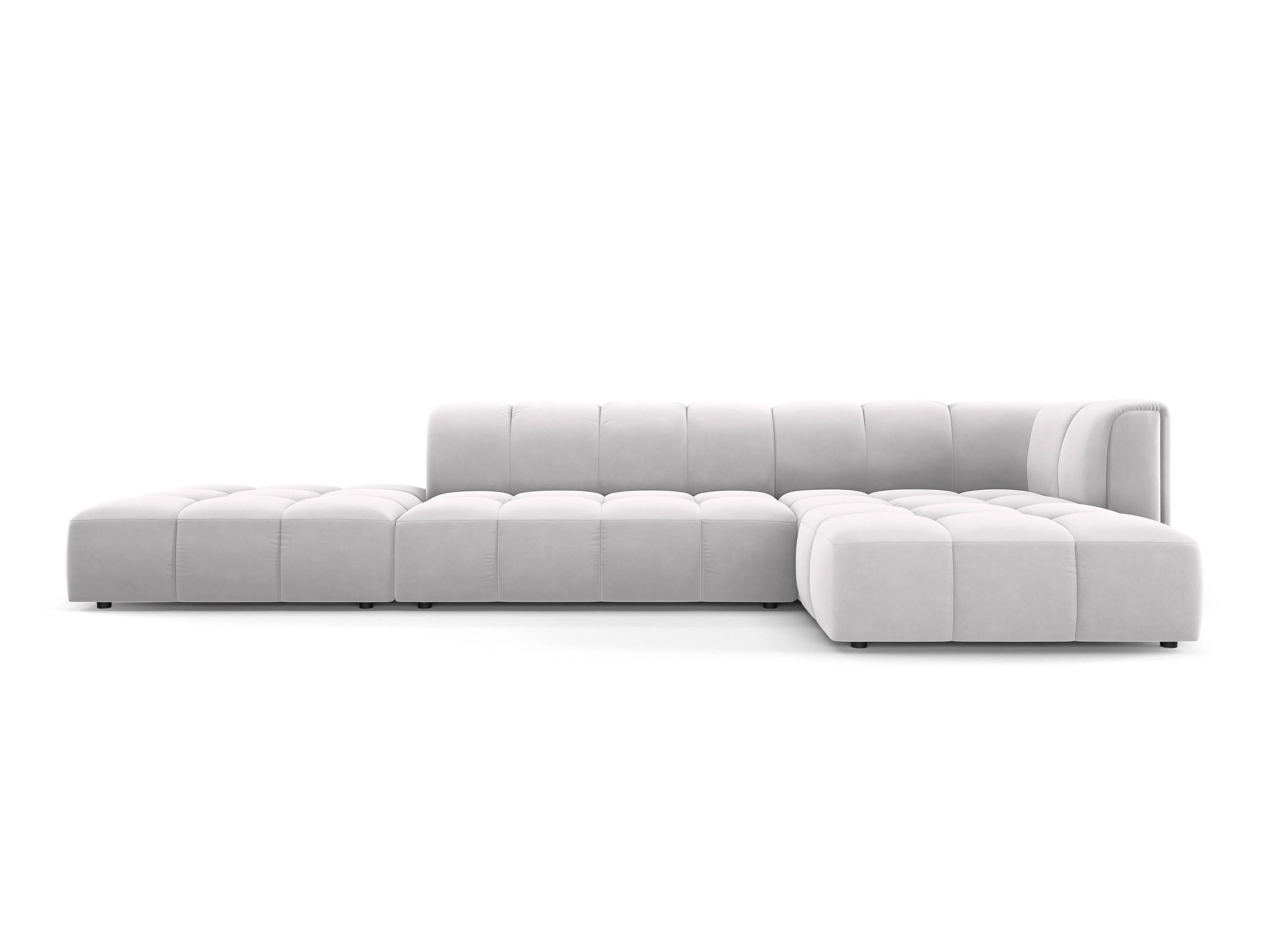 Milo Casa | Ecksofa Francesca Samt rechts 5-Sitzer günstig online kaufen