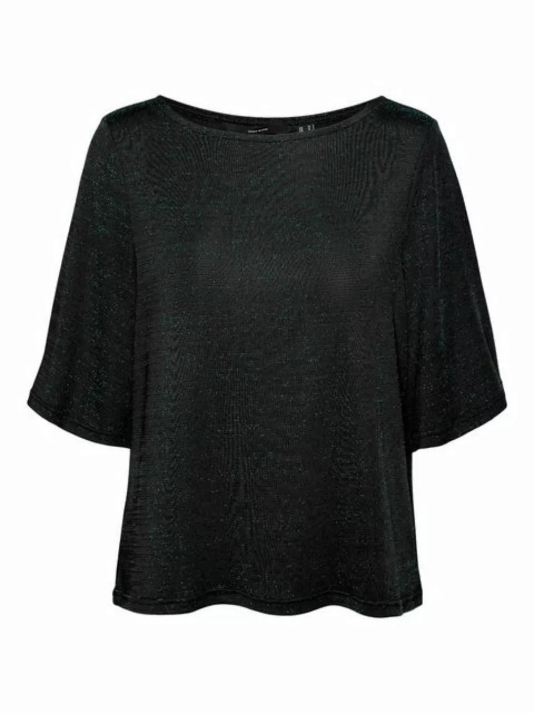 Vero Moda Rundhalsshirt VMKANVA 2/4 GLITTER TOP JRS mit Glitzereffekt günstig online kaufen