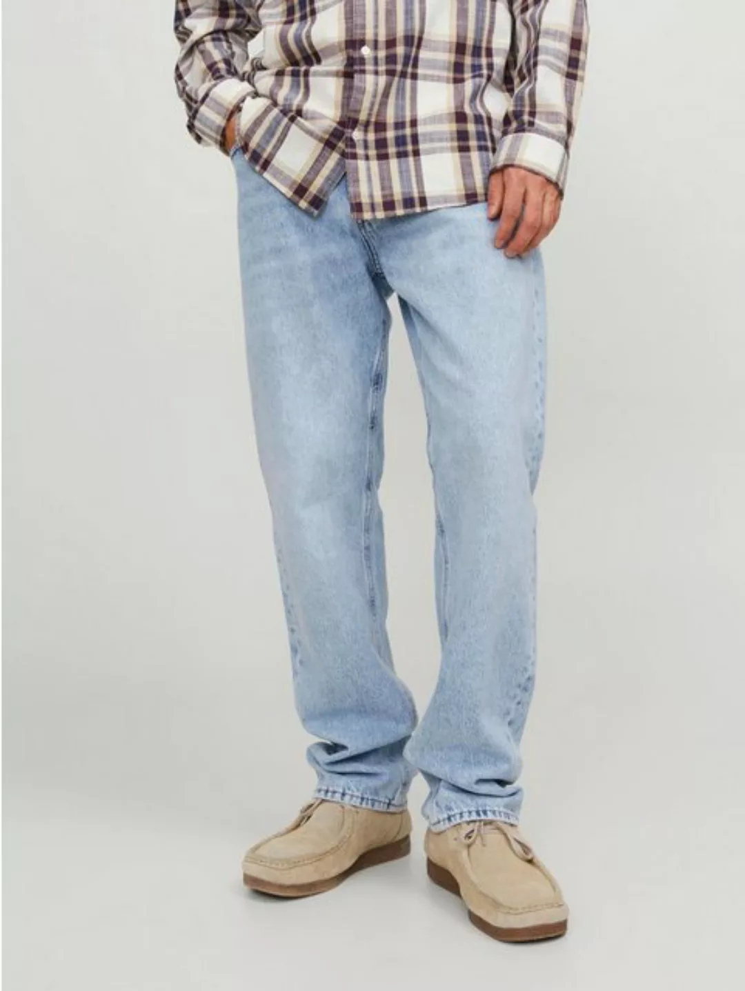 Jack & Jones Regular-fit-Jeans Regular Denim Jeans Basic Design Hose Cotton günstig online kaufen