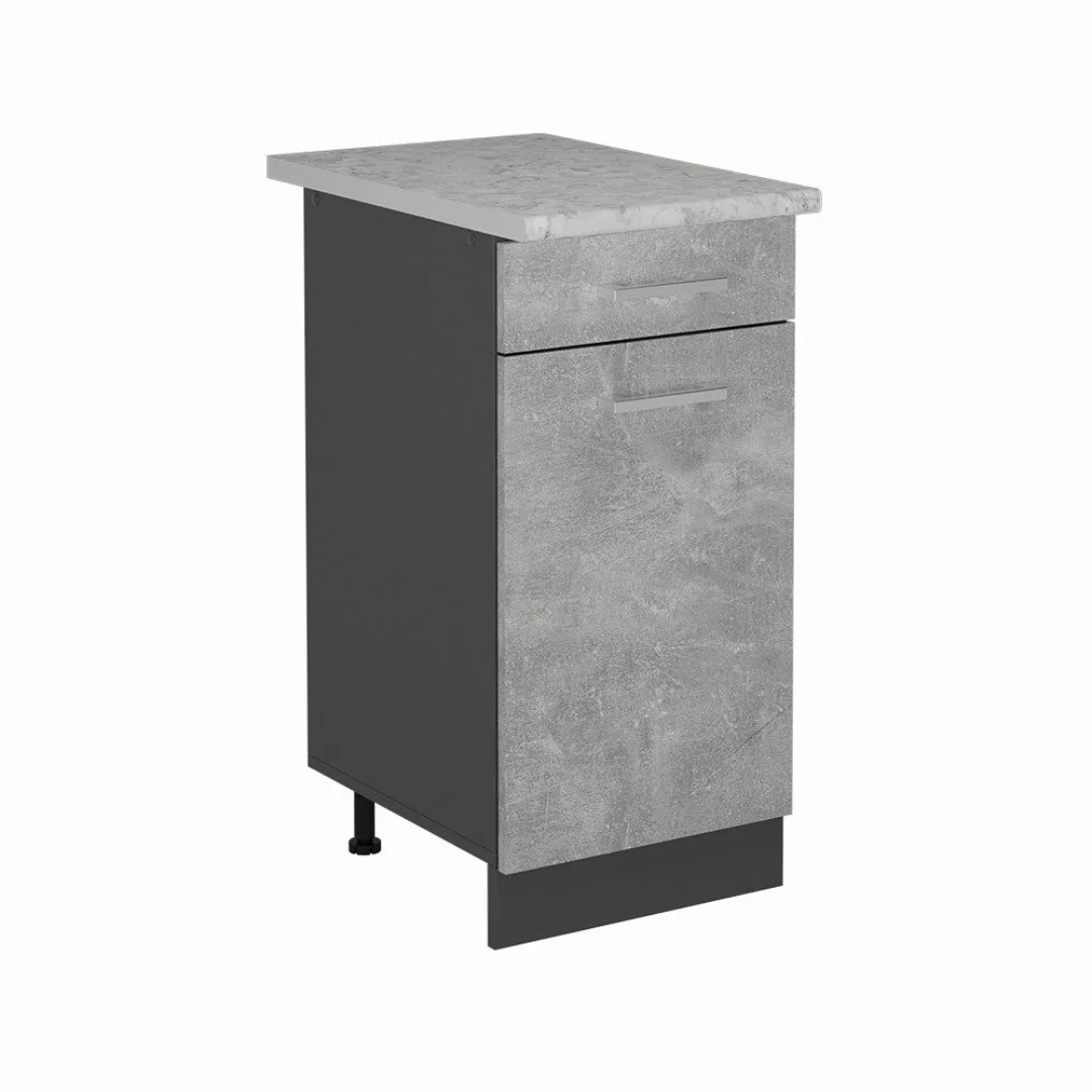 Vicco Unterschrank R-Line, Beton/Anthrazit, 40 cm günstig online kaufen