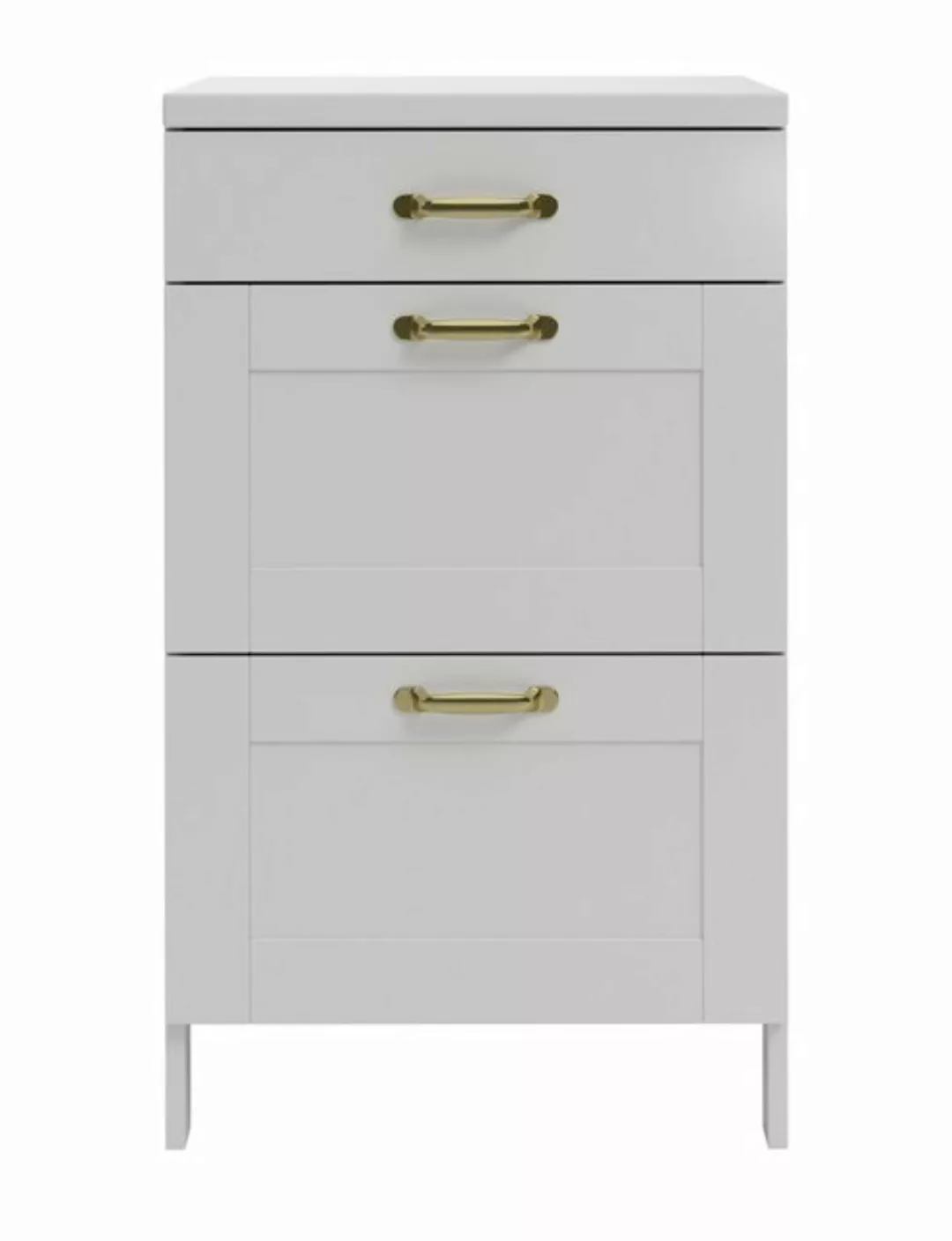 Home affaire Unterschrank Alba Breite 50 cm, Kiefer massiv, 3 Schubkästen günstig online kaufen