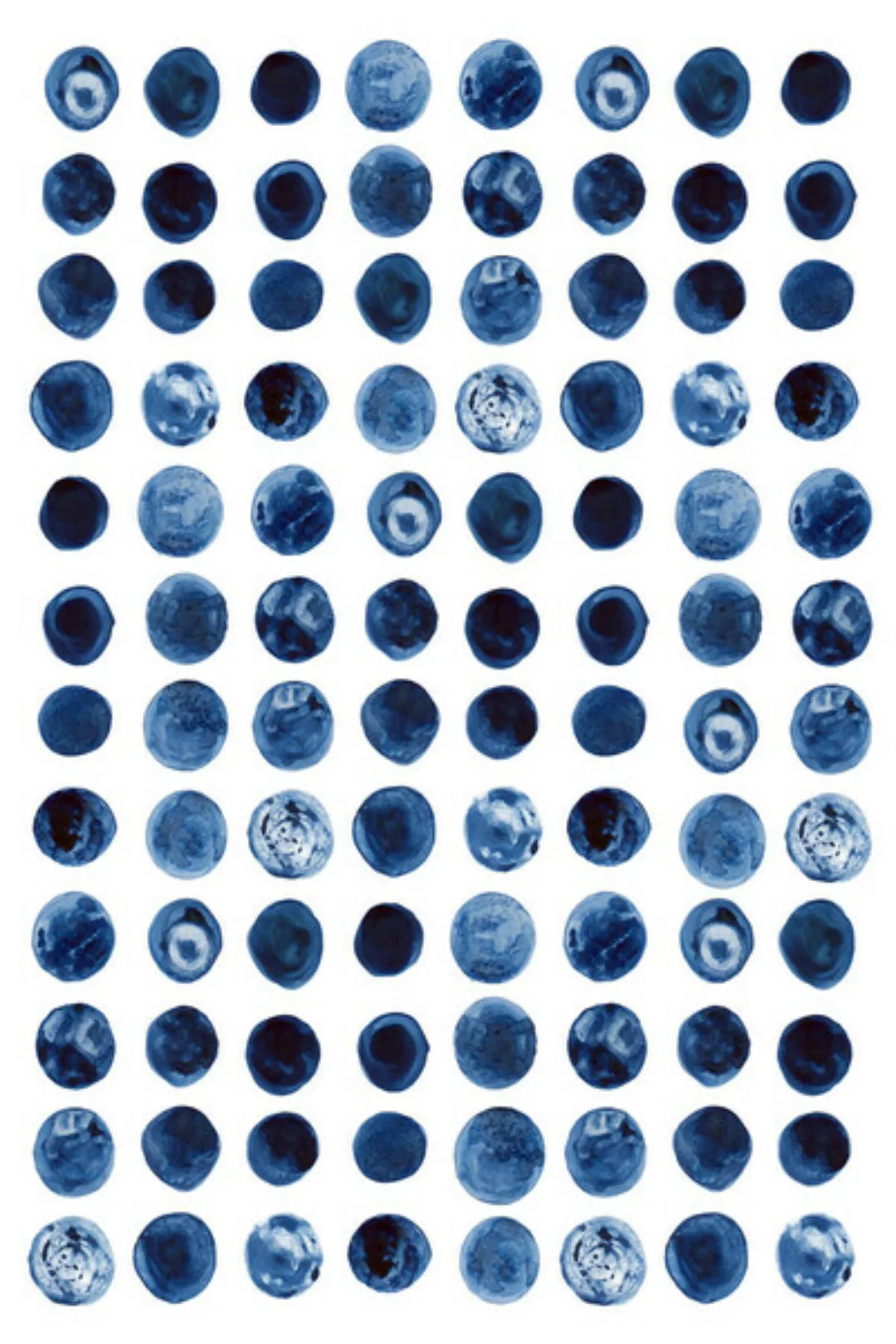 Poster / Leinwandbild - Blueberries | Watercolor Painting günstig online kaufen