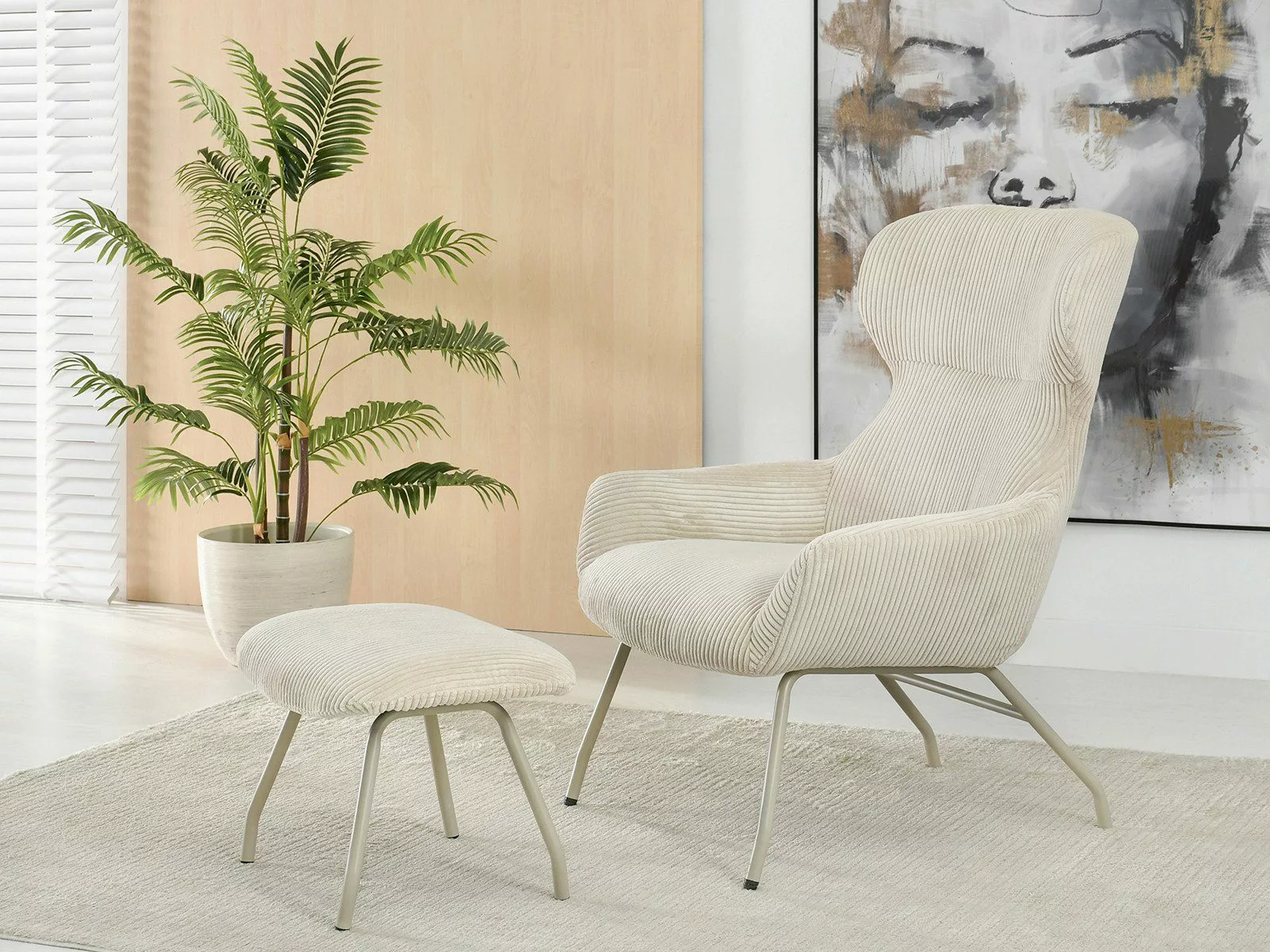 Compleo Relaxsessel Sessel mit Fußhocker CAMAS günstig online kaufen