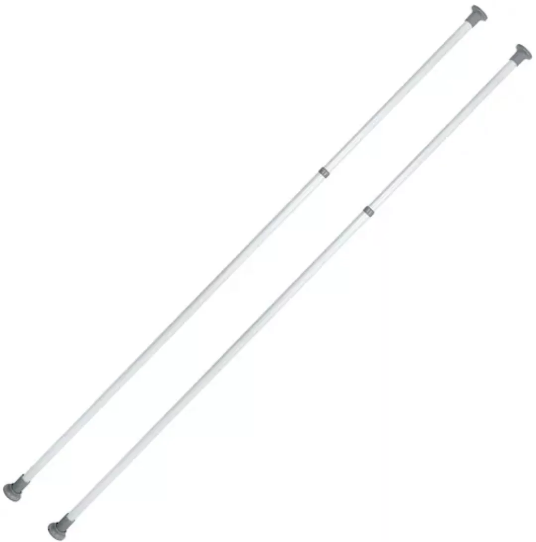 WENKO Teleskopregal, (Set, 2 St.), Hauptstange ausziehbar vom 165 - 300 cm günstig online kaufen