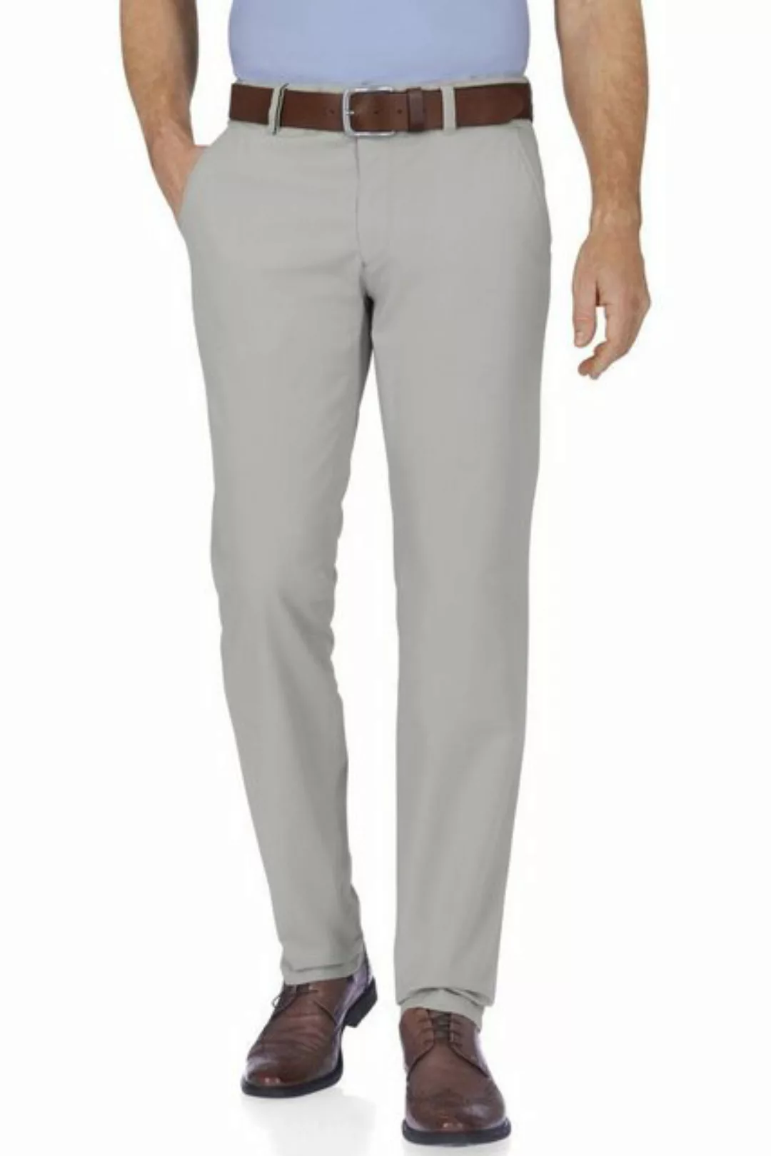 EUREX by BRAX Chinos Baumwoll-Stretch- Hose Jim hellgrau günstig online kaufen