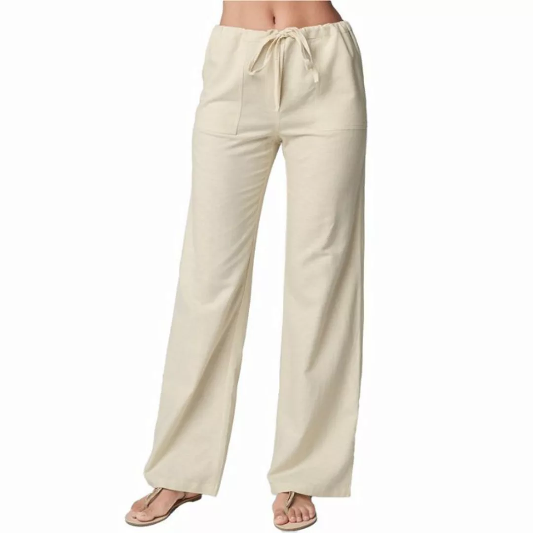 ZWY 2-in-1-Hose Damen-Hose mit geradem Bein, Kordelzugverschluss, lockere, günstig online kaufen