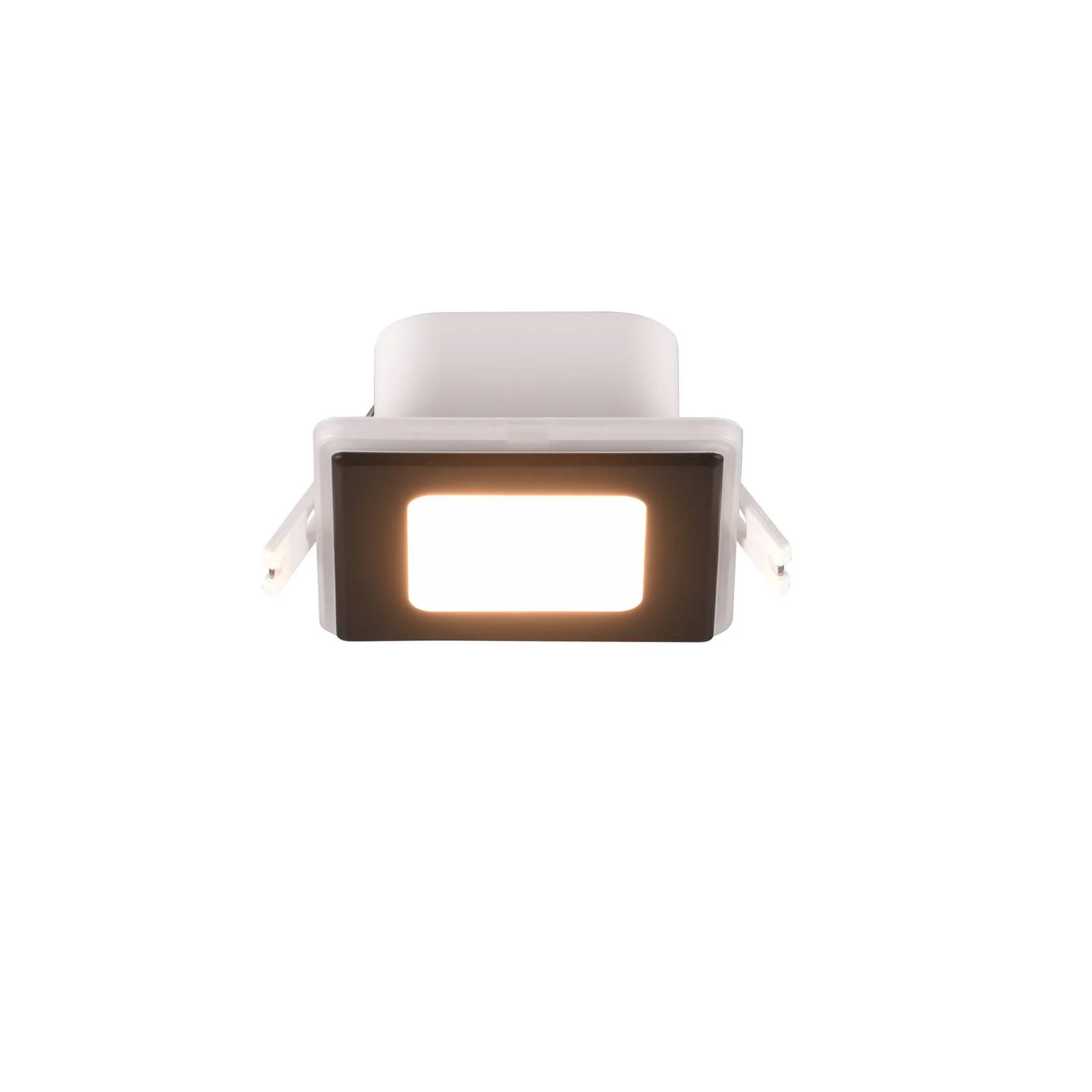 Trio LED-Einbaustrahler Nimbus 1-flammig Schwarz Matt 8,5 cm x 8,5 cm günstig online kaufen