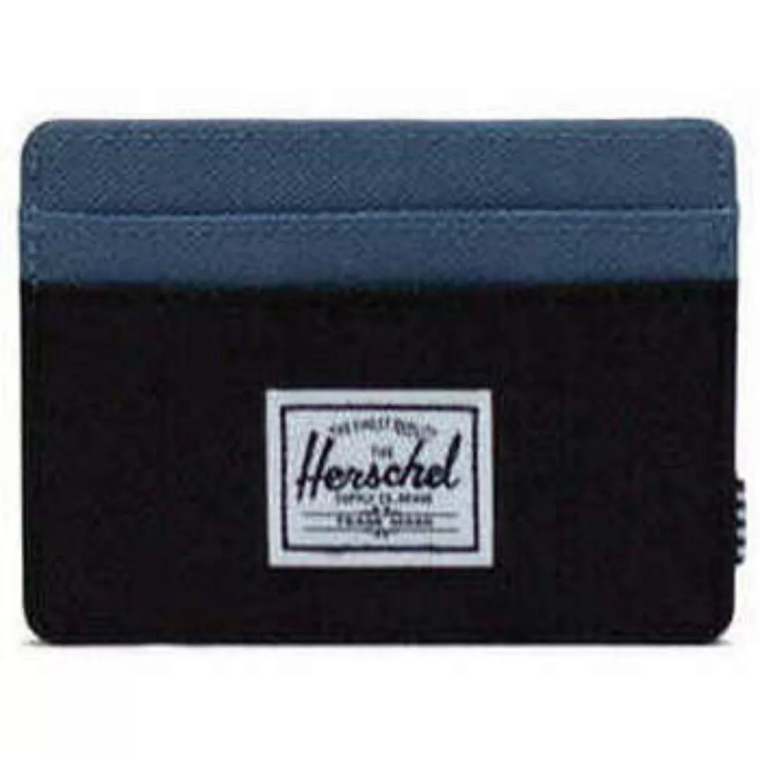 Herschel  Geldbeutel Eco | Charlie RFID Black/Copen Blue günstig online kaufen