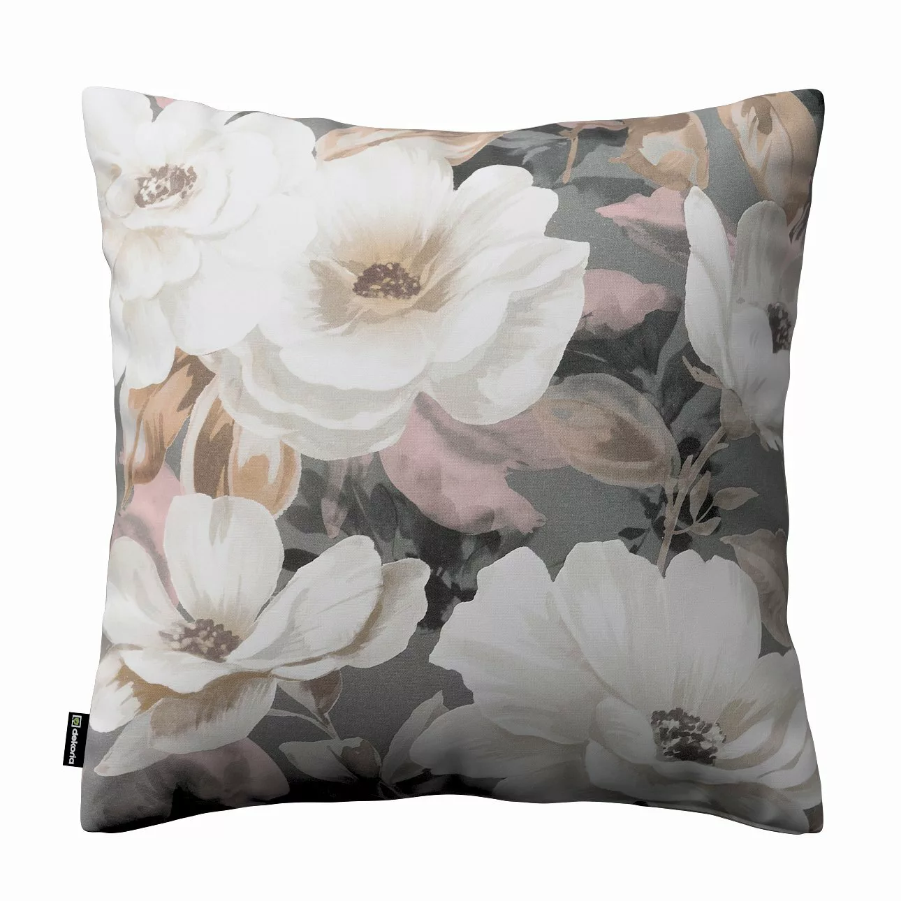 Kissenhülle Kinga, grau-rosa, 50 x 50 cm, Gardenia (142-13) günstig online kaufen