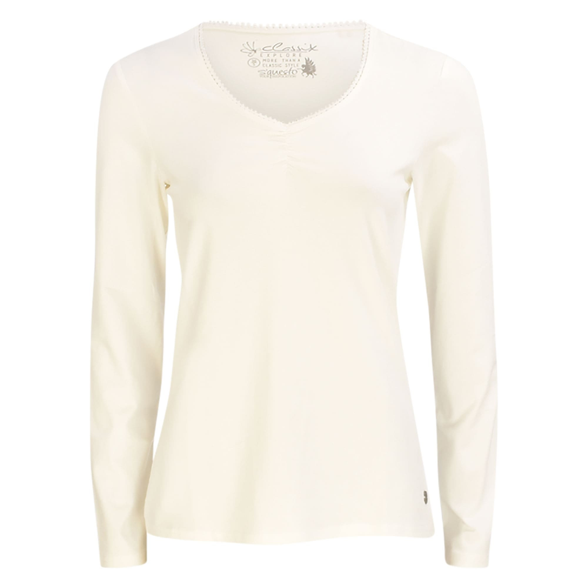 Soquesto Langarmshirt Leda offwhite günstig online kaufen