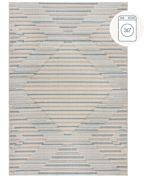FLAIR RUGS Teppich »Clementine«, rechteckig, 4 mm Höhe, Waschbarer Abstrakt günstig online kaufen