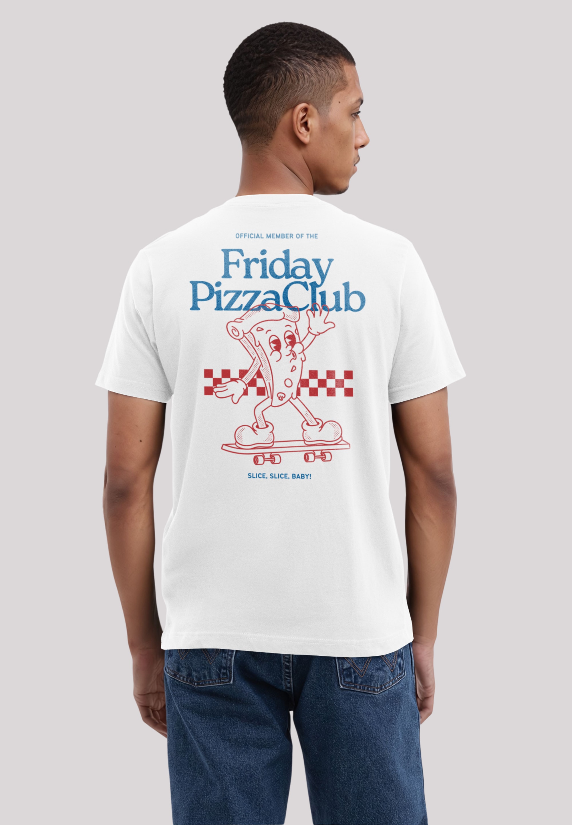 F4NT4STIC T-Shirt "Friday Pizza Club", Premium Qualität günstig online kaufen