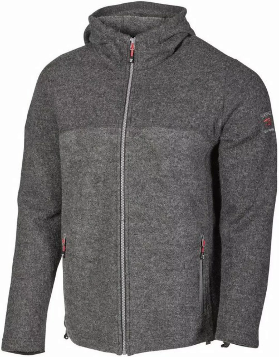 Ivanhoe of Sweden Wolljacke mit Kapuze Herren Full Zip Ron günstig online kaufen