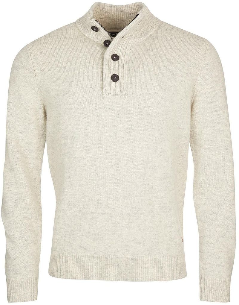 Barbour Mocker Pullover Merino Wolle Hellbeige - Größe XXL günstig online kaufen