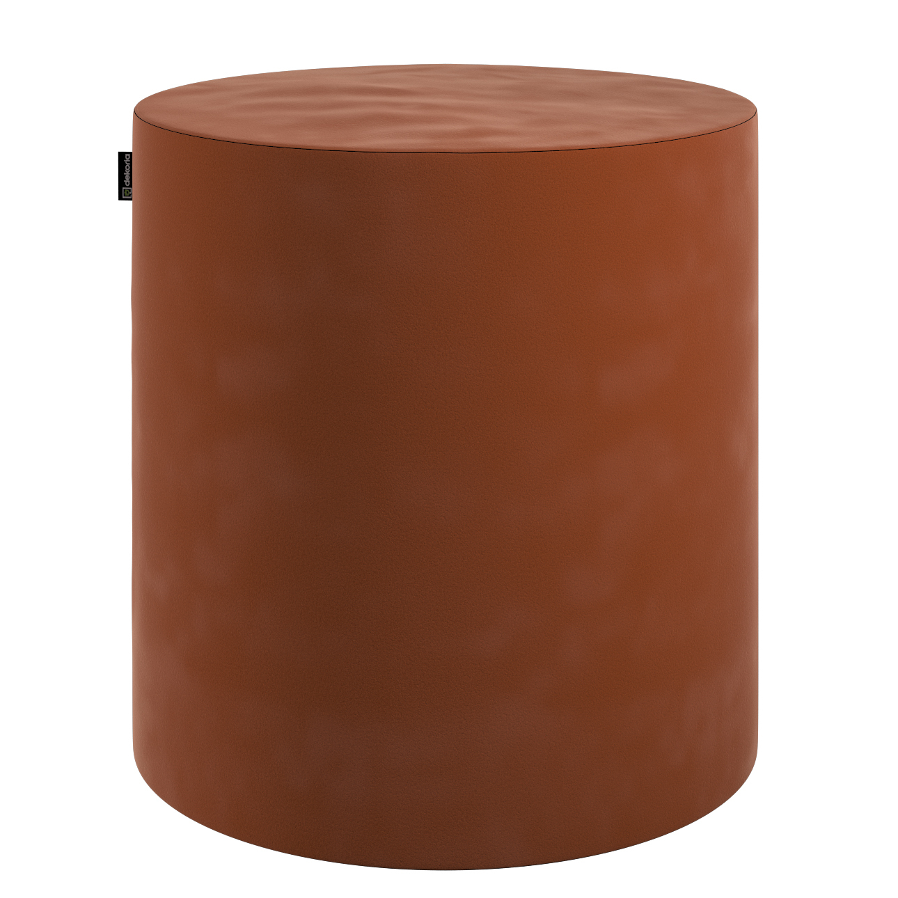 Pouf Barrel, braun-karamell, ø40 cm x 40 cm, Velvet (704-33) günstig online kaufen