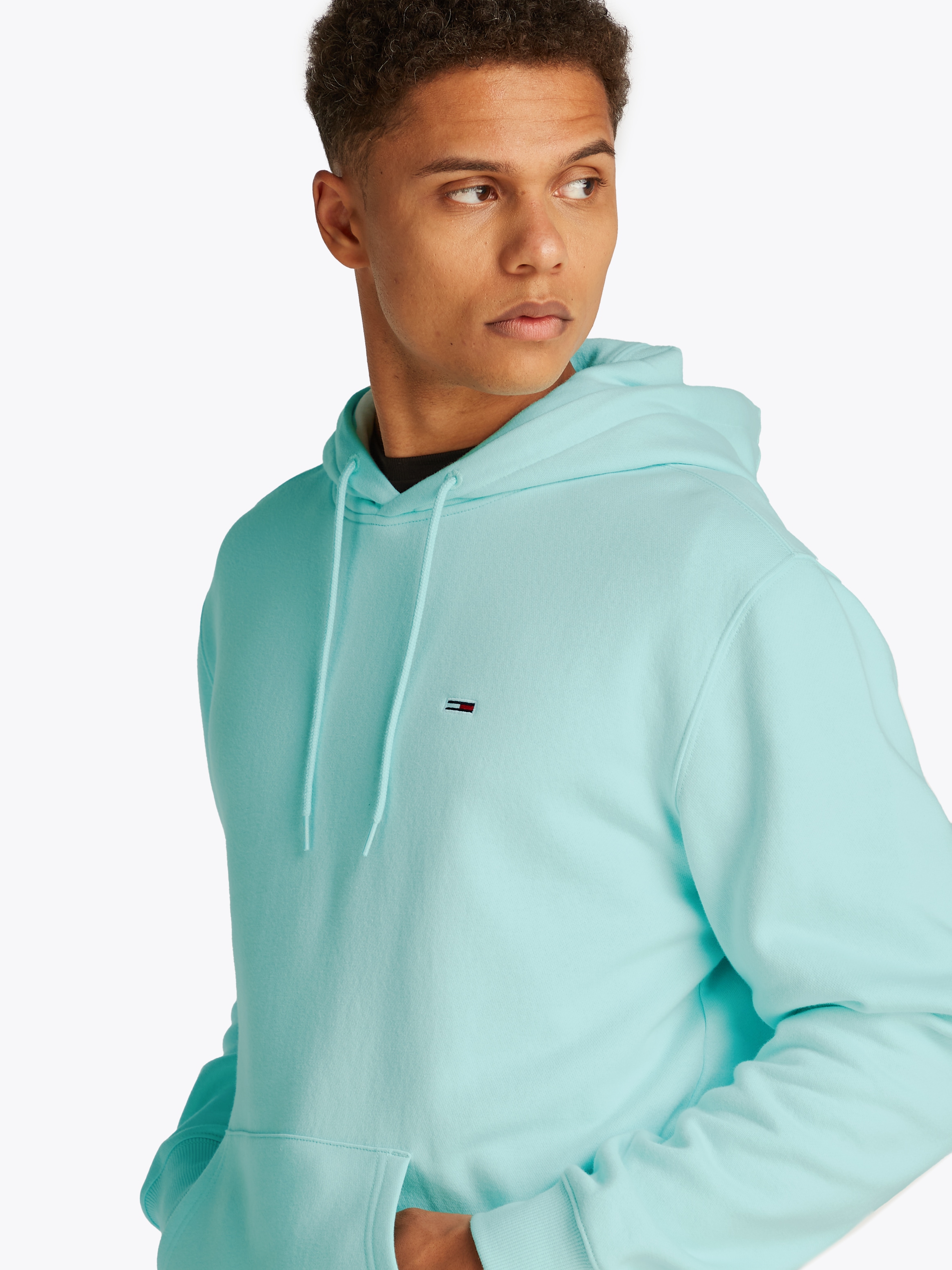 Tommy Jeans Sweatshirt "TJM REG S FLAG HOODIE", mit bestickten Markenlogo a günstig online kaufen