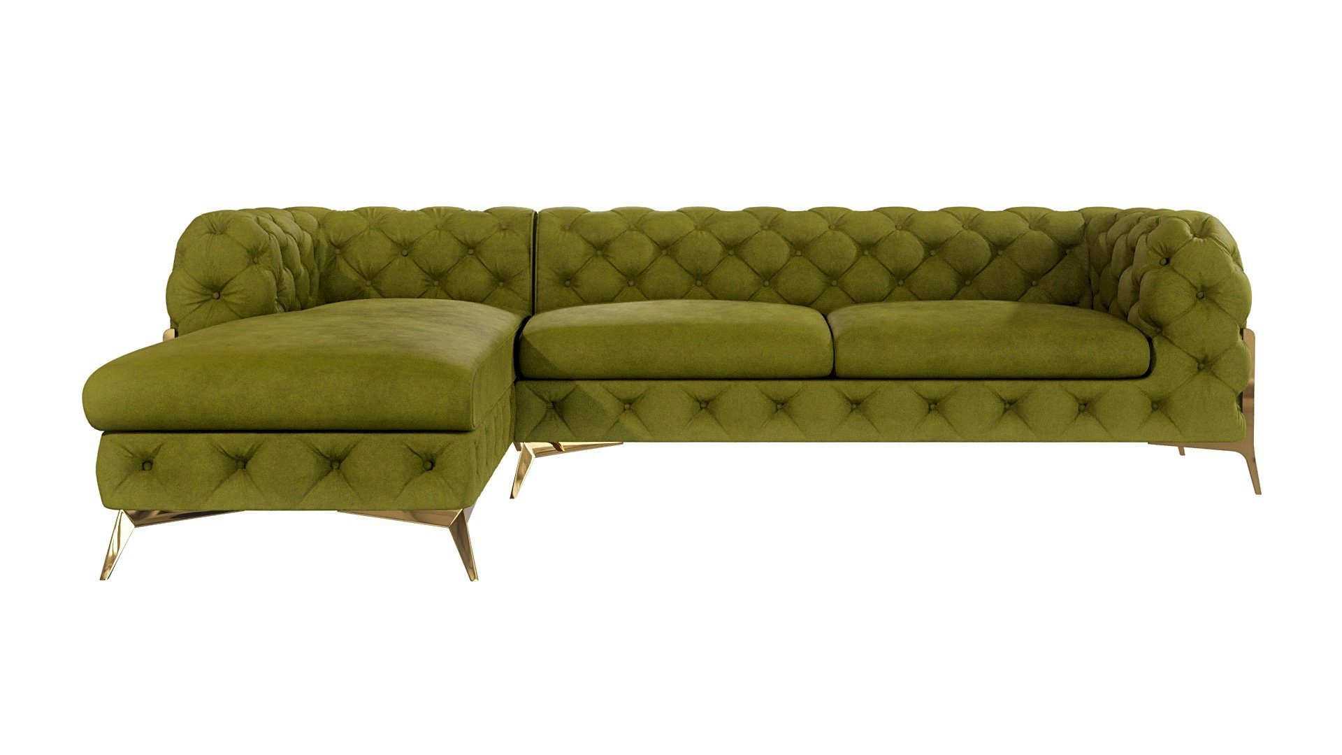 S-Style Möbel Ecksofa Ashley mit Ottomane, günstig online kaufen
