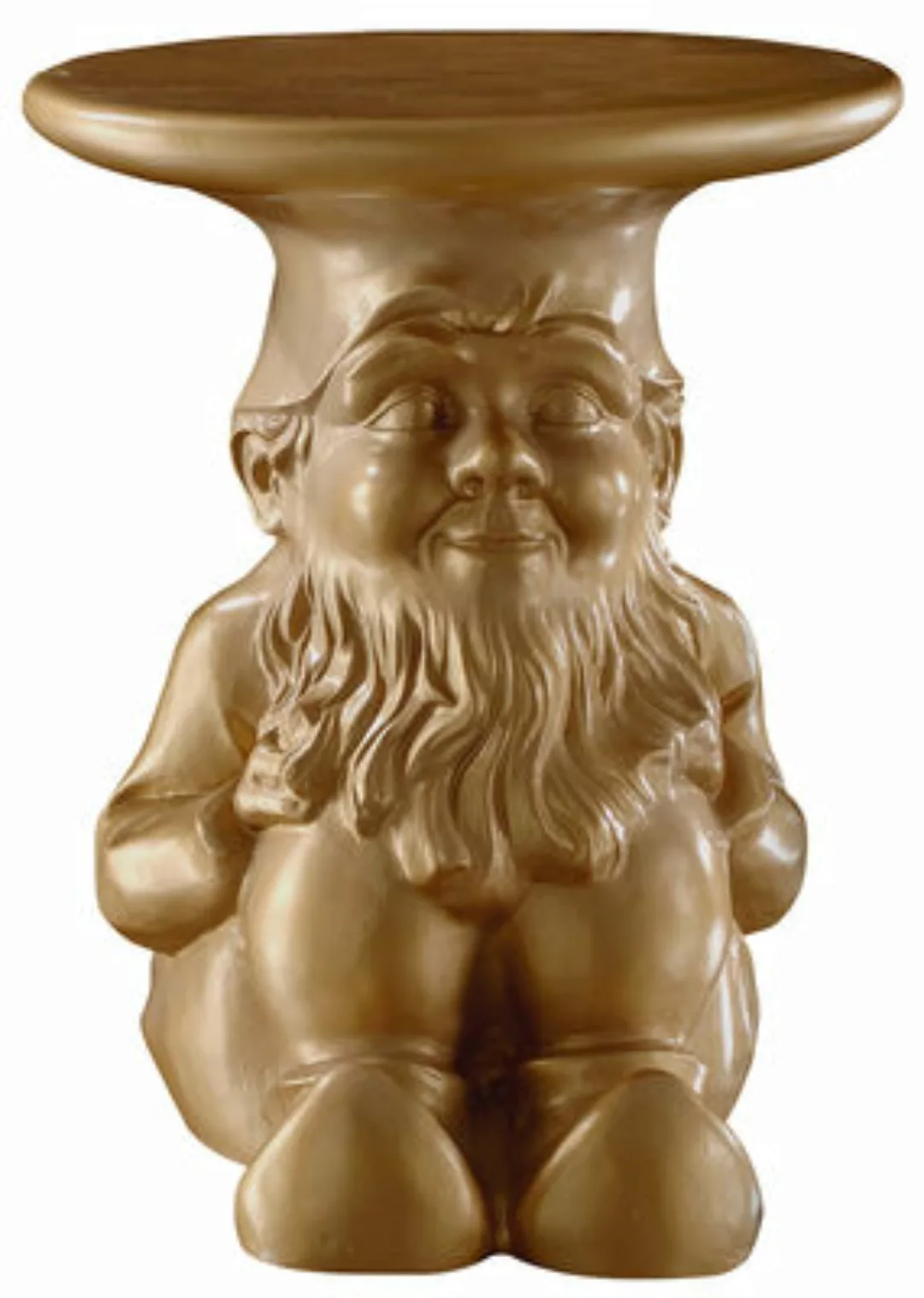 Kartell - Gnomes Napoleon Beistelltisch - gold/Kunststoff günstig online kaufen