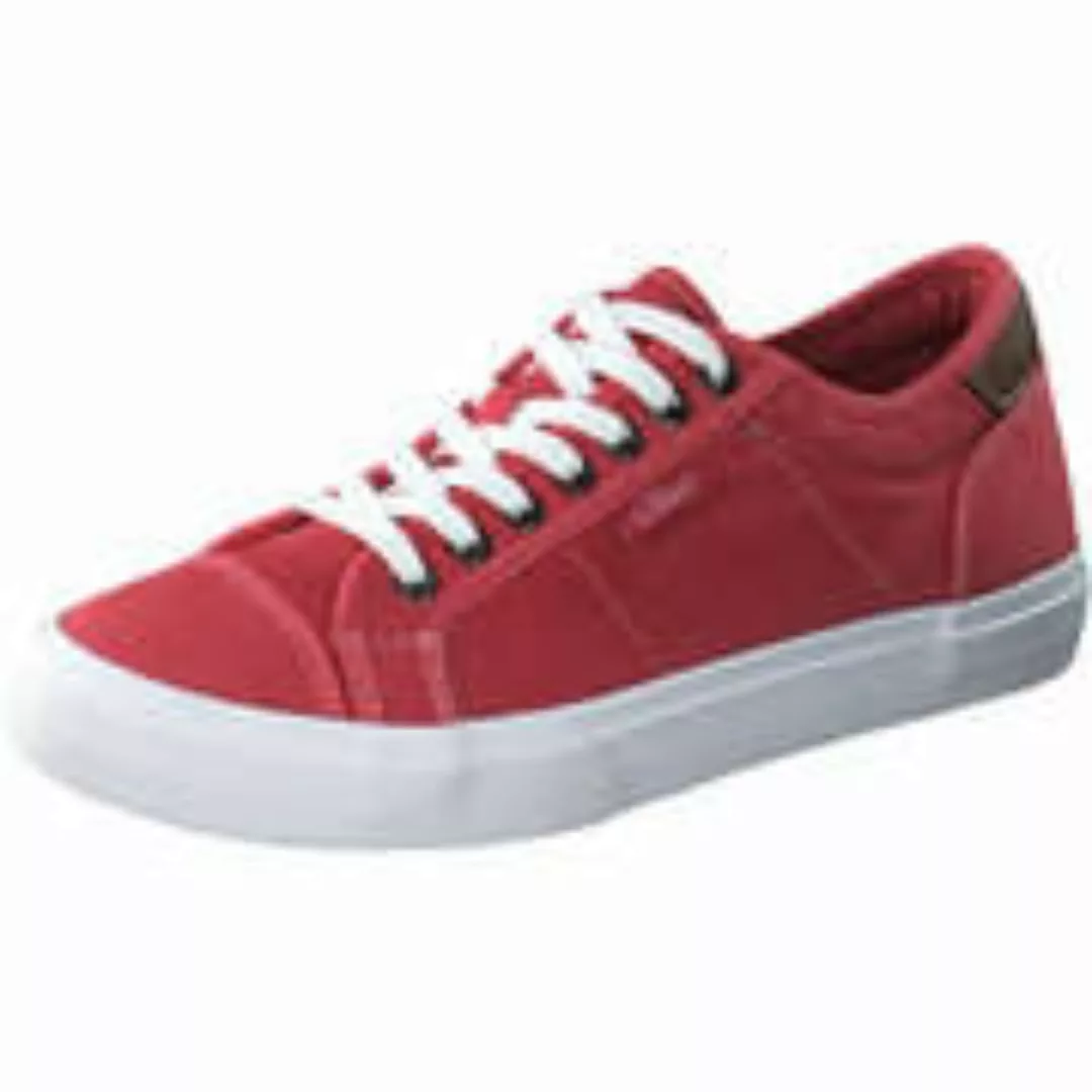 s.Oliver Leinen Sneaker Herren rot|rot|rot günstig online kaufen