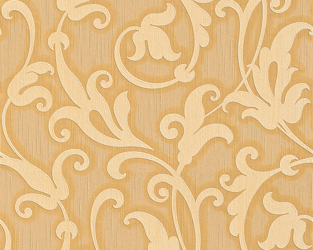 Bricoflor Elegante Tapete mit Ranken Blätter Vliestapete in Creme Weiß für günstig online kaufen