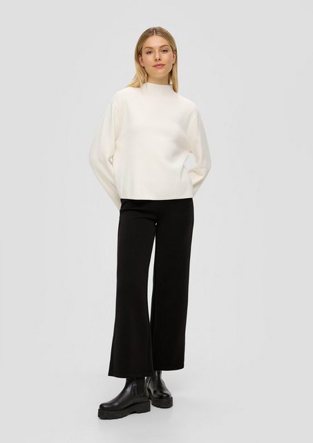 s.Oliver Stoffhose Wide Leg Pants mit Seitenschlitzen günstig online kaufen