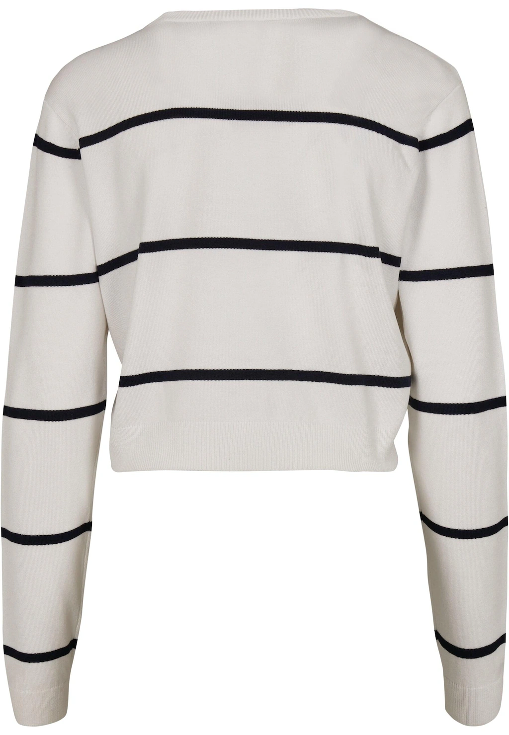 URBAN CLASSICS Sweater "Urban Classics Damen Ladies Short Striped Sweater" günstig online kaufen