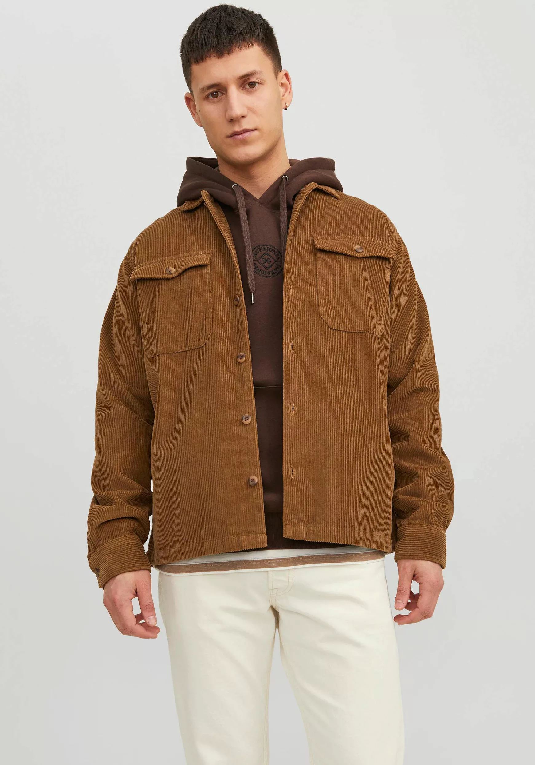 Jack & Jones Langarmhemd JJEDALLAS CORDUROY OVERSHIRT LS SN günstig online kaufen