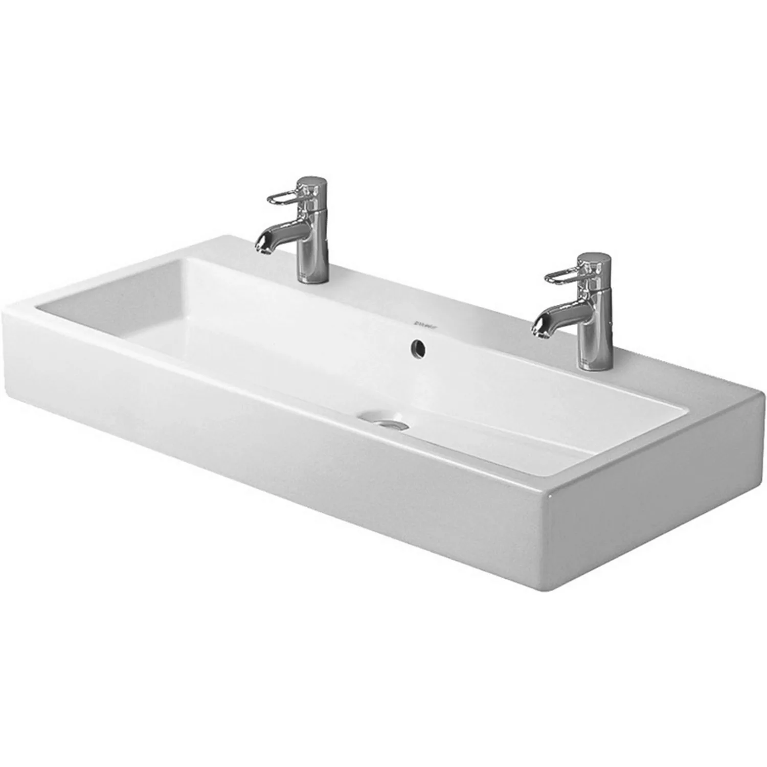 Duravit Einbauwaschbecken Vero 120 cm Weiß 1 Hahnloch geschliffen WonderGli günstig online kaufen