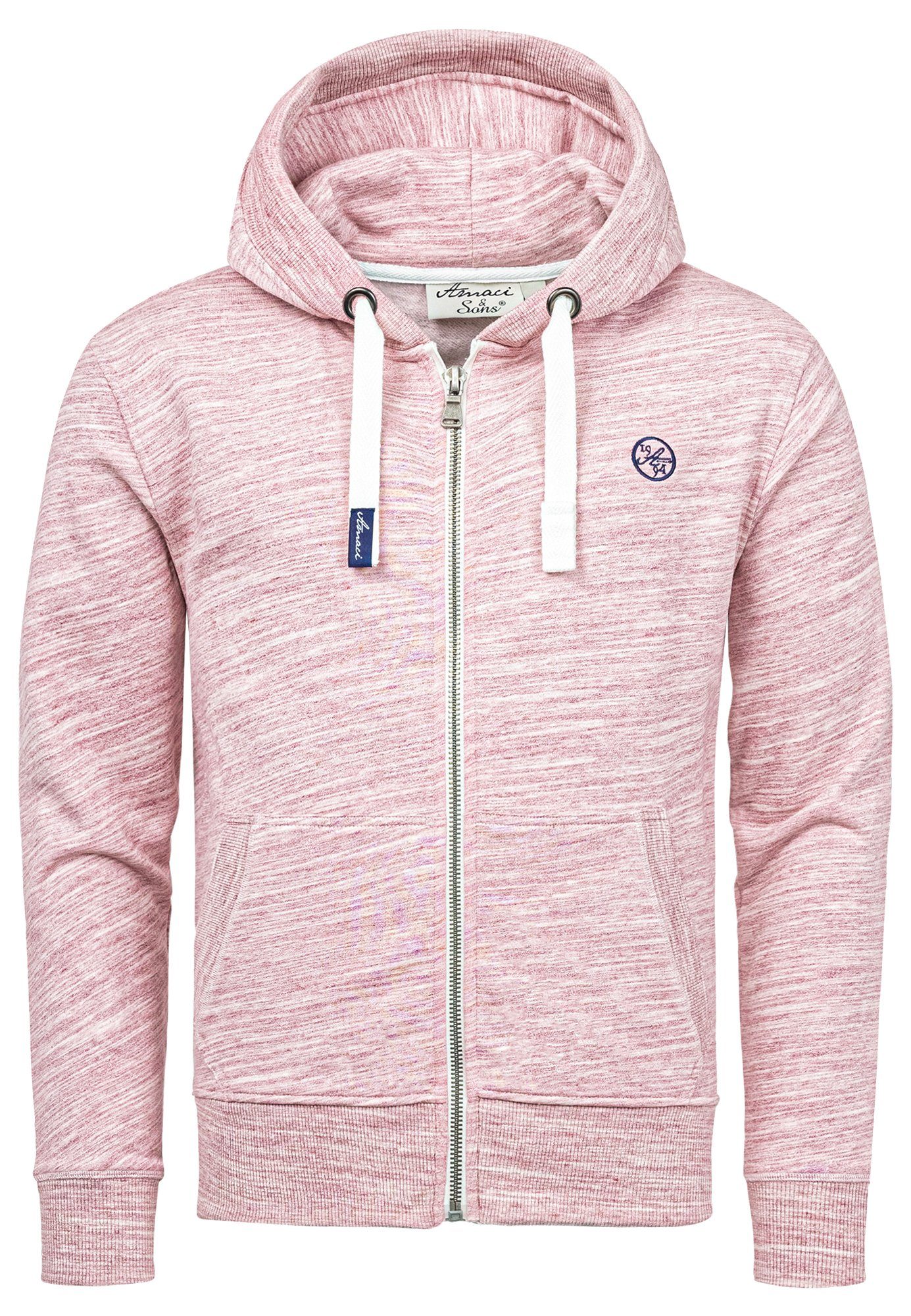 Amaci&Sons Kapuzenpullover MILTON Sweatjacke Herren Kapuzenpullover günstig online kaufen